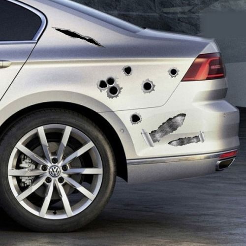 Kurşun İzi Sticker Şık Tasarımlı Fonksiyonel Ürün