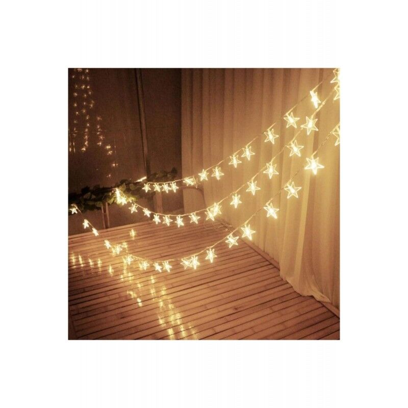 3 Metre Yıldız Şekilli LED Işık Şık Tasarımlı Fonksiyonel Ürün