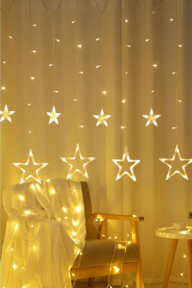 3 Metre Yıldız Şekilli LED Işık Şık Tasarımlı Fonksiyonel Ürün