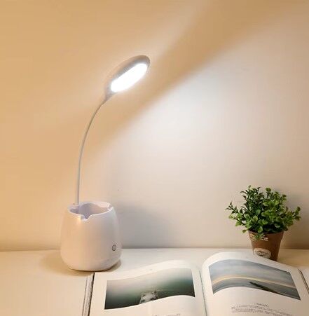 Halka LED USB Şarjlı Masa Lambası Şık Tasarımlı Fonksiyonel Ürün