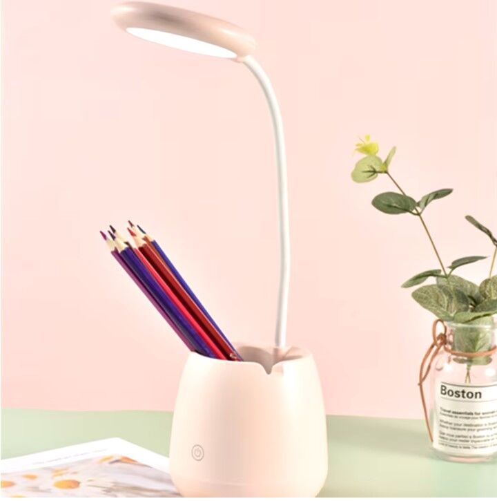 Halka LED USB Şarjlı Masa Lambası Şık Tasarımlı Fonksiyonel Ürün