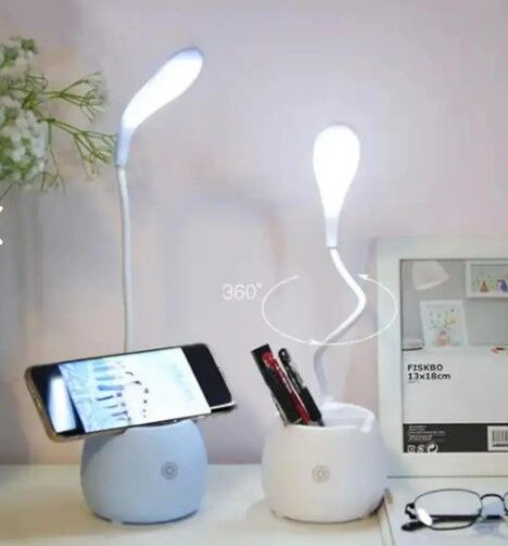 Halka LED USB Şarjlı Masa Lambası Şık Tasarımlı Fonksiyonel Ürün