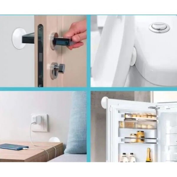 Şeffaf Silikon Mobilya ve Kapı Durdurucu Darbe Pedi 4'lü Set Şık Tasarımlı Fonksiyonel Ürün