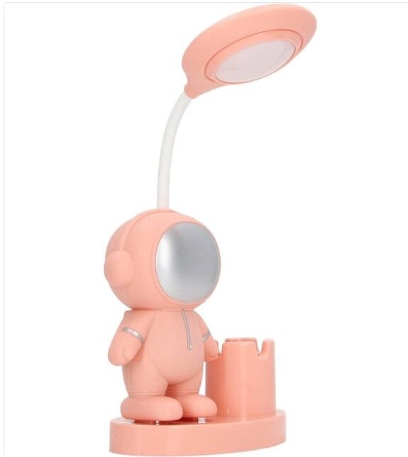 LED Astronot Masa Lambası Ve Kalemlik Şık Tasarımlı Fonksiyonel Ürün