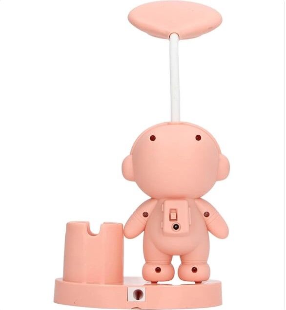 LED Astronot Masa Lambası Ve Kalemlik Şık Tasarımlı Fonksiyonel Ürün