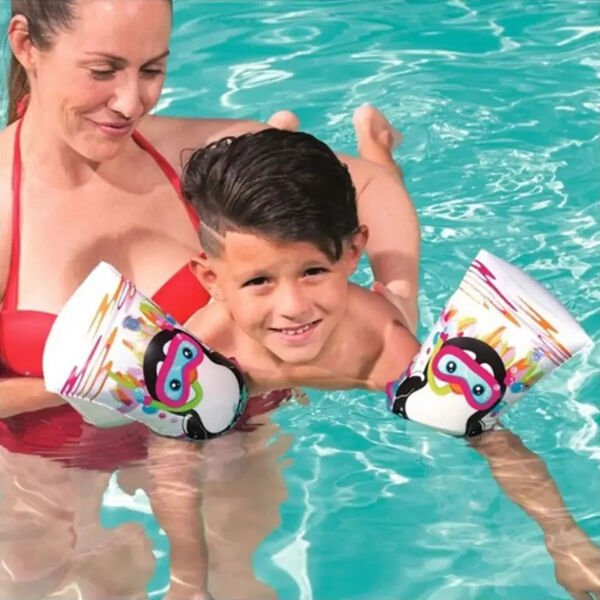 Sevimli Hayvan Desenli Büyük Çocuk Deniz Kolluğu (6-12 Yaş) Şık Tasarımlı Fonksiyonel Ürün