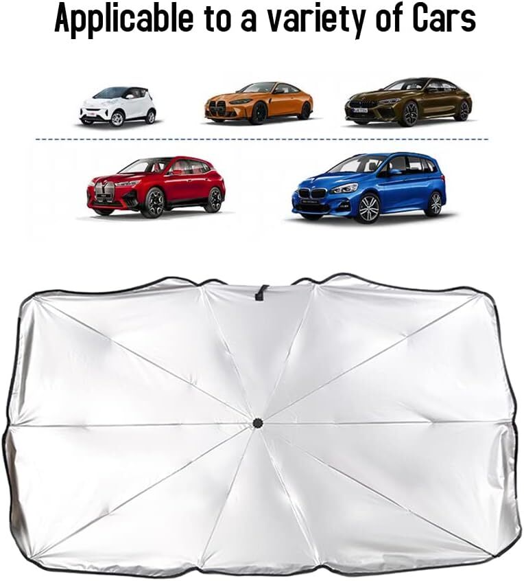 Araç İçi Ön Cam Şemsiye Güneşlik Şık Tasarımlı Fonksiyonel Ürün