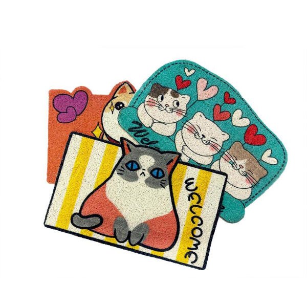 Sevimli Hayvan Tasarımlı Kapı Paspası Şık Tasarımlı Fonksiyonel Ürün