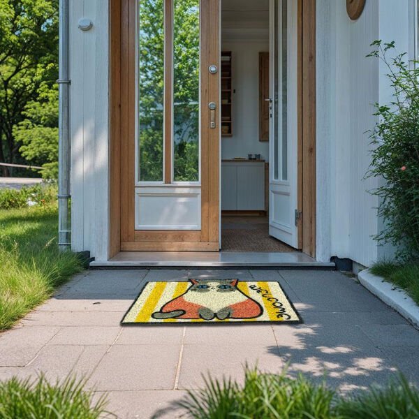 Sevimli Hayvan Tasarımlı Kapı Paspası Şık Tasarımlı Fonksiyonel Ürün