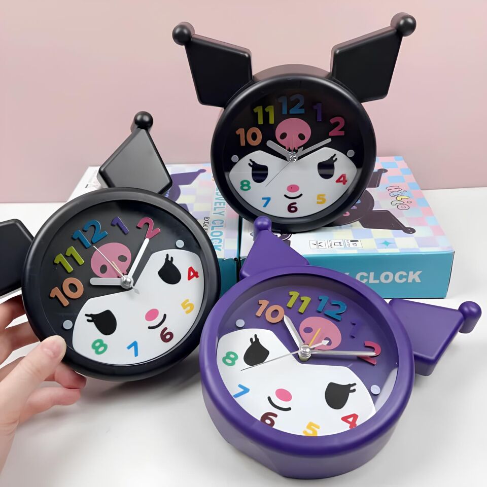 Kuromi Masa Üstü Çalar Saat Model 1 Şık Tasarımlı Fonksiyonel Ürün