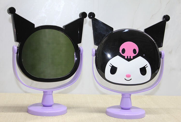 Kuromi Masaüstü Ayna Siyah Şık Tasarımlı Fonksiyonel Ürün