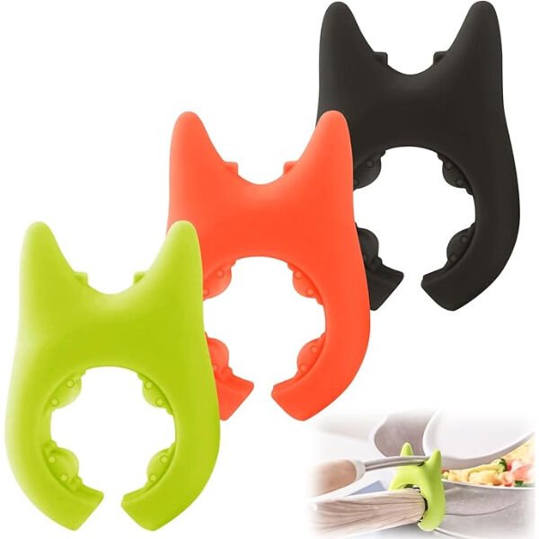 Silikon Tava Tencere Kaşık Tutucu Şık Tasarımlı Fonksiyonel Ürün