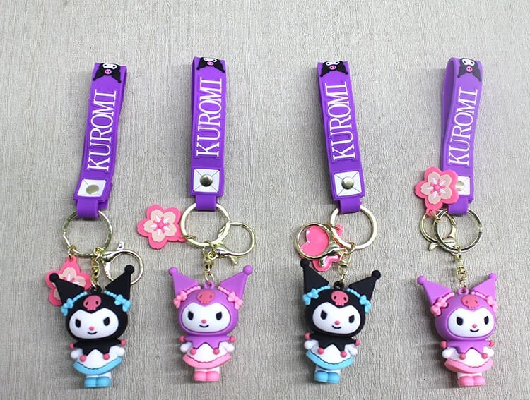 Kuromi Silikon Anahtarlık Şık Tasarımlı Fonksiyonel Ürün