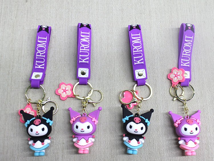 Kuromi Silikon Anahtarlık Şık Tasarımlı Fonksiyonel Ürün