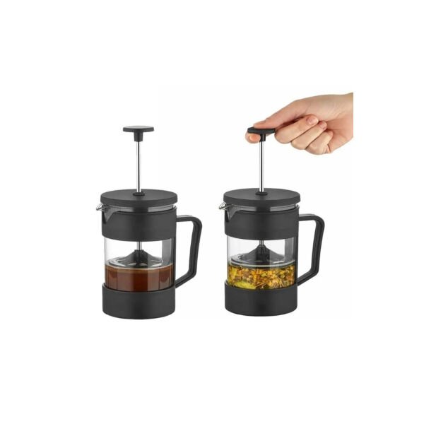 Siyah Cam French Press 420 ml Şık Tasarımlı Fonksiyonel Ürün