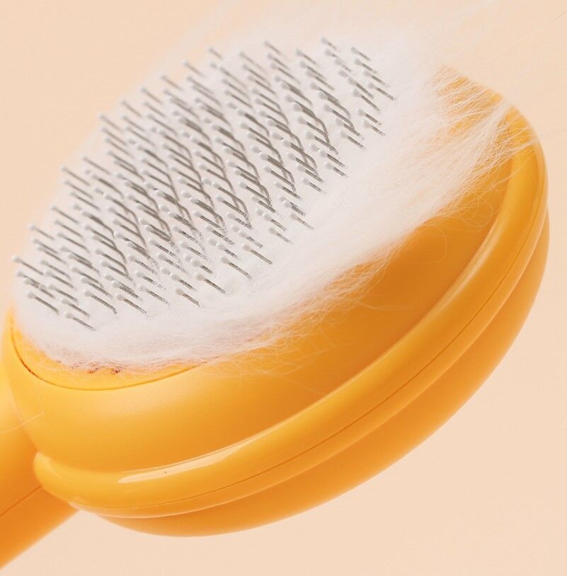 Hamburger Şekilli Otomatik Temizlenen Evcil Hayvan Tarağı