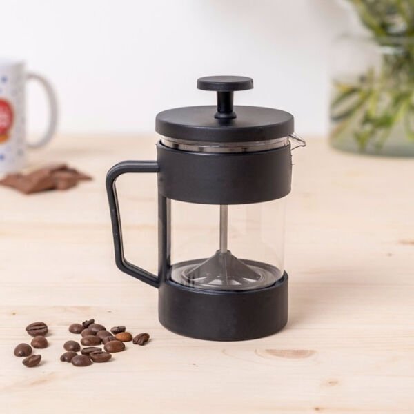 Siyah French Press 350 ml Şık Tasarımlı Fonksiyonel Ürün