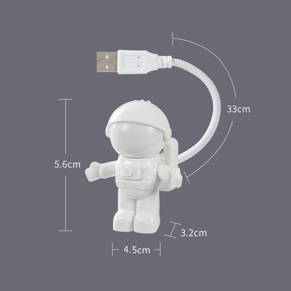 Astronot USB Gece Lambası Şık Tasarımlı Fonksiyonel Ürün