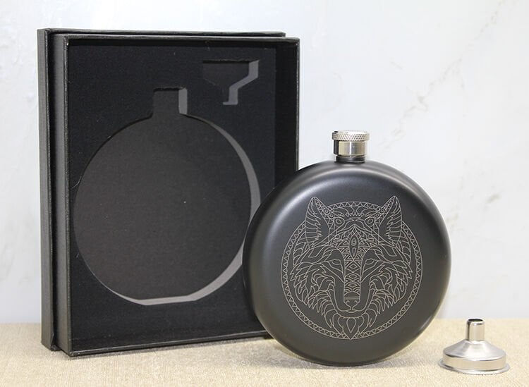 Kurt Motifli Hunili Matara Seti Şık Tasarımlı Fonksiyonel Ürün