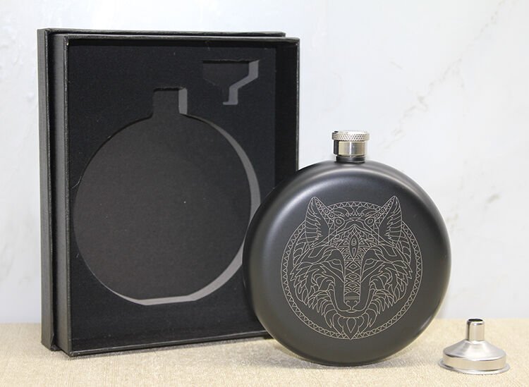 Kurt Motifli Hunili Matara Seti Şık Tasarımlı Fonksiyonel Ürün