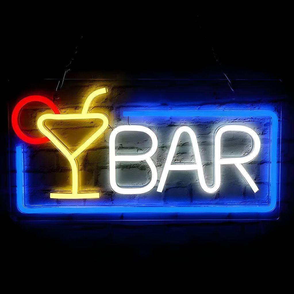 BAR Yazılı Neon Led Işık Şık Tasarımlı Fonksiyonel Ürün