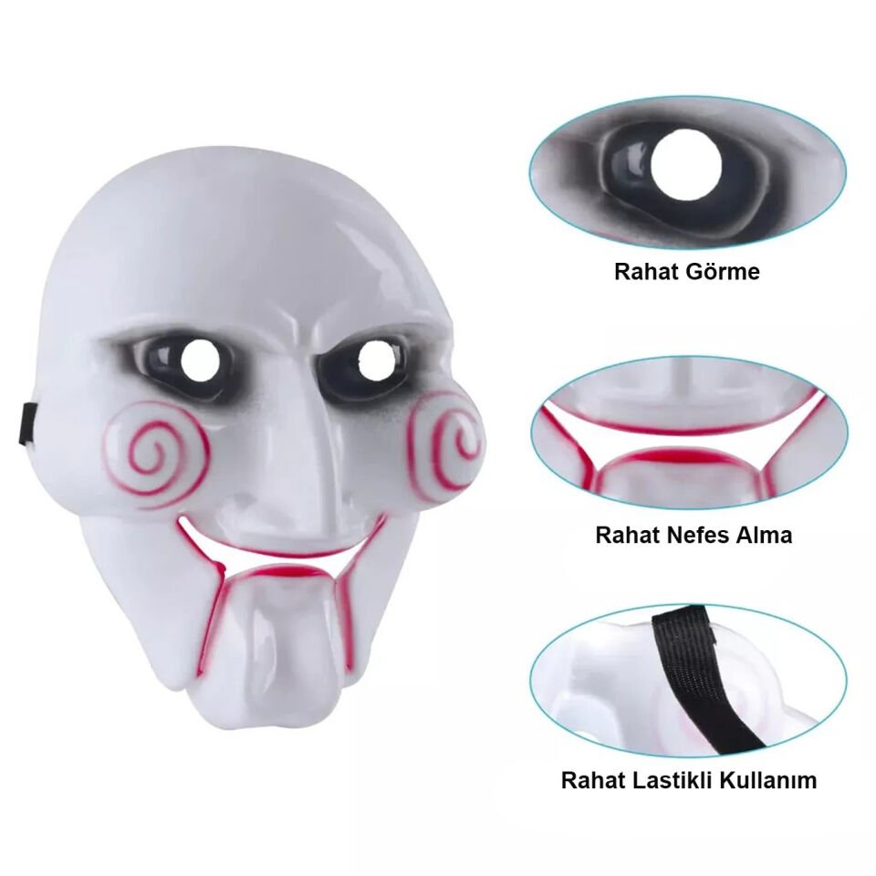 Testere Saw Maskesi Şık Tasarımlı Fonksiyonel Ürün