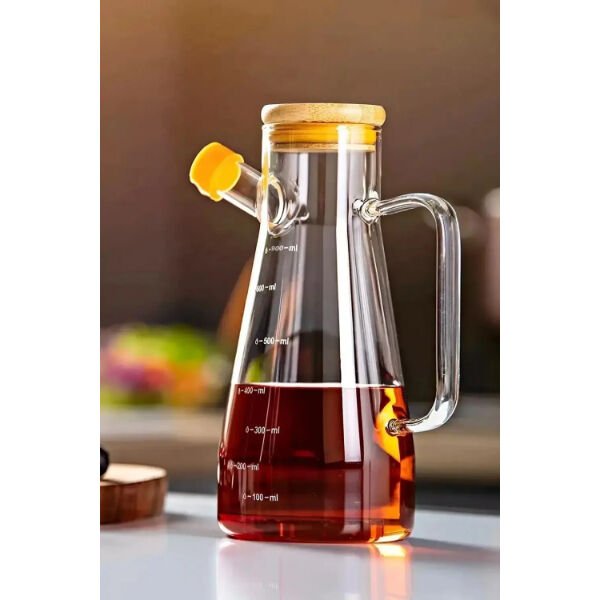 Standlı 2'li Cam Yağdanlık Şık Tasarımlı Fonksiyonel Ürün