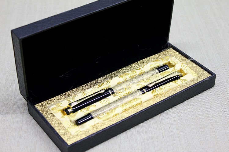 Kutulu İkili Tükenmez Ve Dolma Kalem Şık Tasarımlı Fonksiyonel Ürün