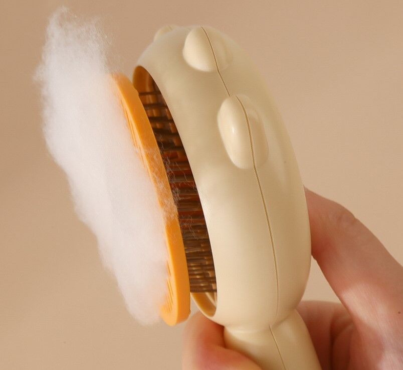 Pati Tasarımlı Otomatik Temizlenen Evcil Hayvan Tarağı