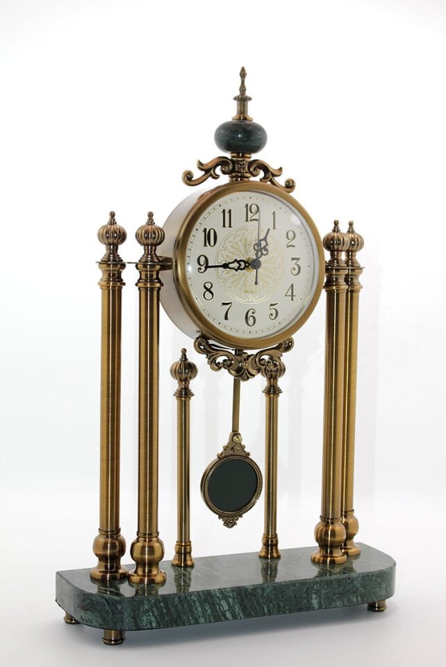 Masaüstü Sarkaçlı Saat Şık Tasarımlı Fonksiyonel Ürün