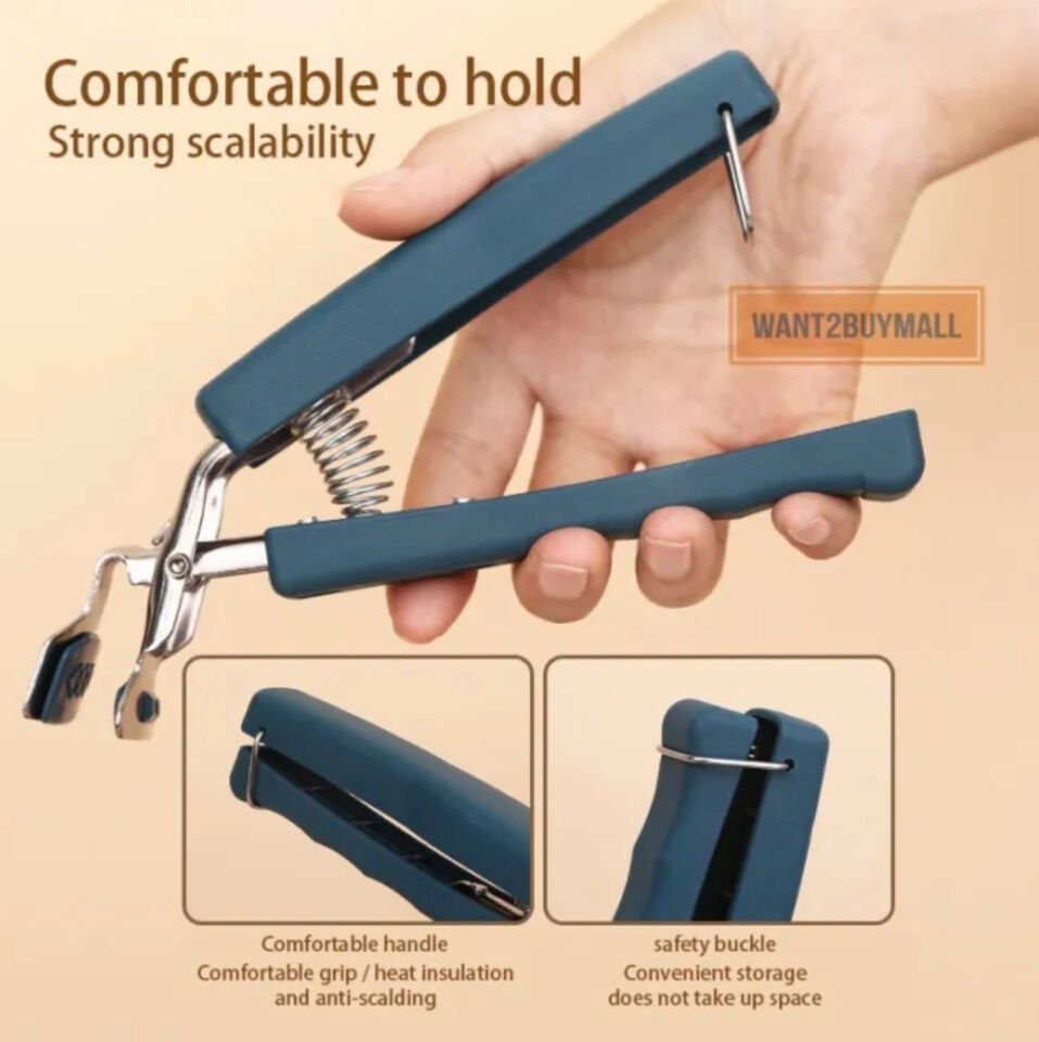 Tabak Tepsi Kelepçesi Yanma Önleyici Şık Tasarımlı Fonksiyonel Ürün