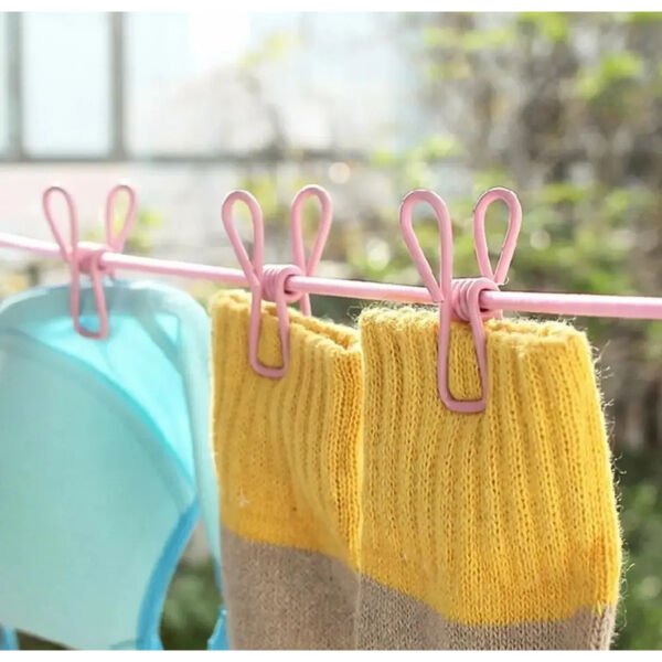 Taşınabilir Pratik Mandallı Çamaşır İpi Şık Tasarımlı Fonksiyonel Ürün