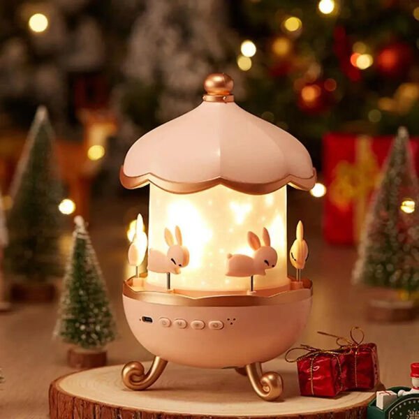 Tavşan Atlıkarınca Multifonksiyon Projektör Şık Tasarımlı Fonksiyonel Ürün