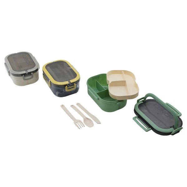 Tek Katlı Bölmeli Beslenme Kutusu Şık Tasarımlı Fonksiyonel Ürün