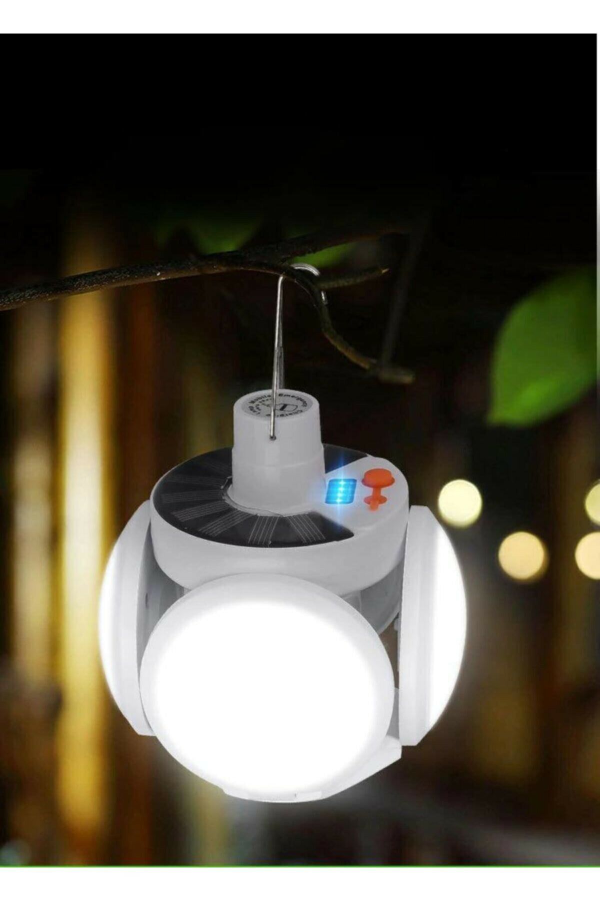 Solar 5 Kanatlı Kamp Lambası Şık Tasarımlı Fonksiyonel Ürün