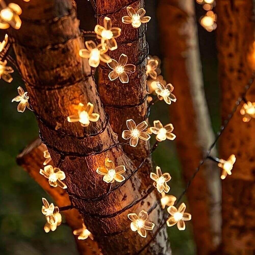 Solar 5m 50 Led Papatya Gün Işığı 8 Fonksiyonlu Şık Tasarımlı Fonksiyonel Ürün