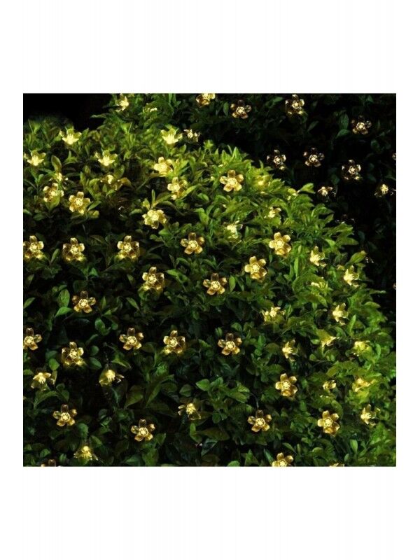 Solar Çiçekli Dekoratif 30 Led Bahçe Lambası Şık Tasarımlı Fonksiyonel Ürün