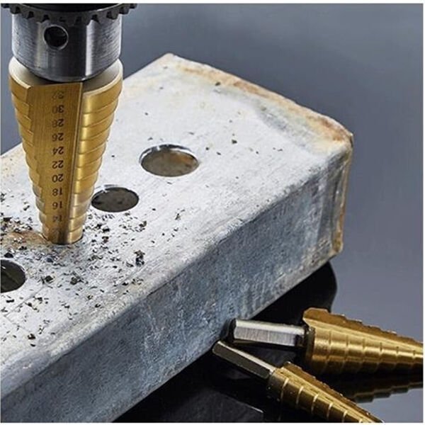 6 Parça Kademeli Matkap Ucu Seti Şık Tasarımlı Fonksiyonel Ürün