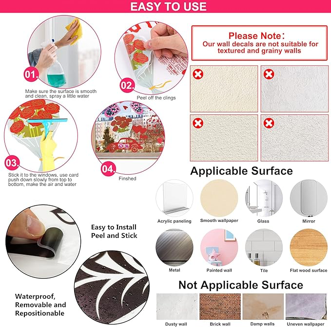 Tropikal Bitkiler Duvar Stickerı Model D Şık Tasarımlı Fonksiyonel Ürün