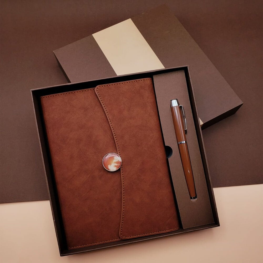 Kutulu Defter Kalem Set Şık Tasarımlı Fonksiyonel Ürün