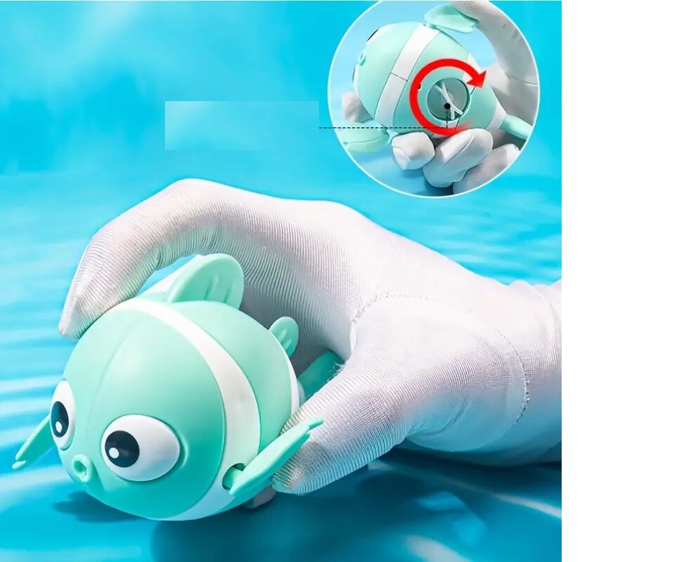 Kurmalı Balık Bebek Banyo Oyuncağı Şık Tasarımlı Fonksiyonel Ürün