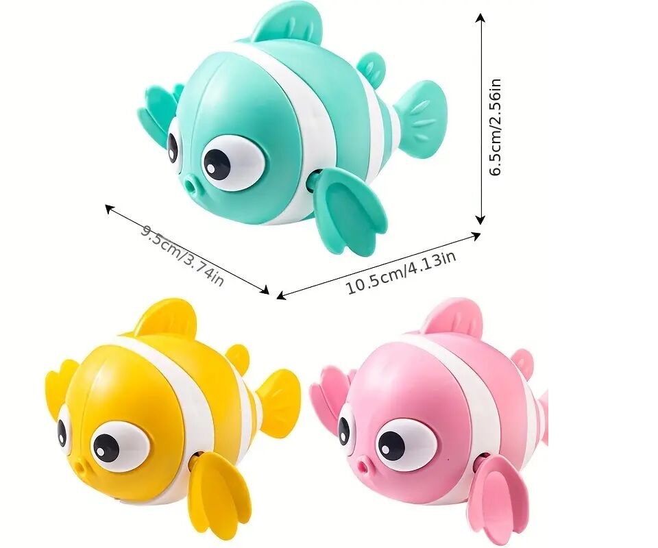 Kurmalı Balık Bebek Banyo Oyuncağı Şık Tasarımlı Fonksiyonel Ürün