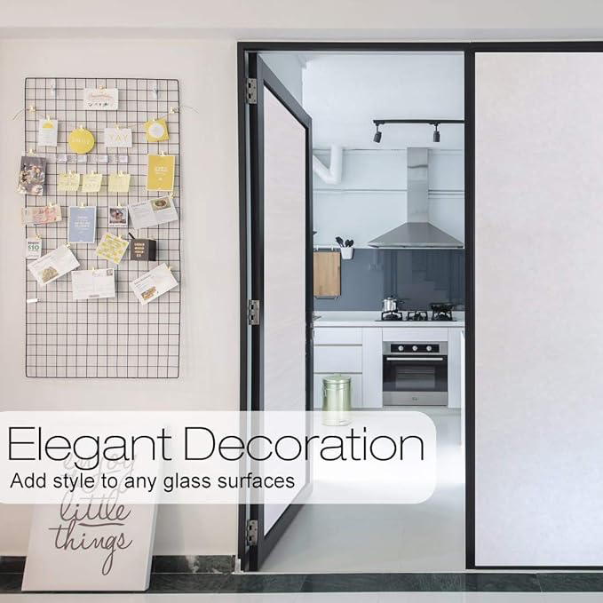 UV Engelleyici Buzlu Cam Filmi 2 Metre x 45 Cm. Şık Tasarımlı Fonksiyonel Ürün