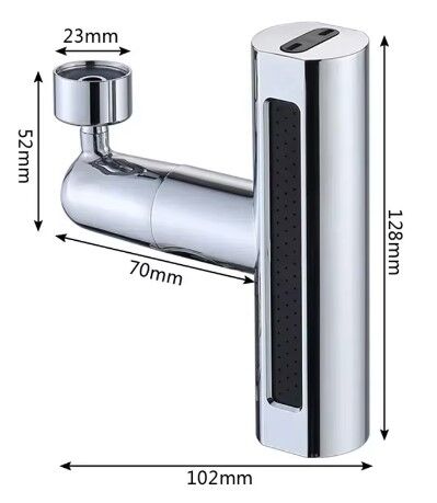 360 Derece Döner Musluk Başlığı Şık Tasarımlı Fonksiyonel Ürün