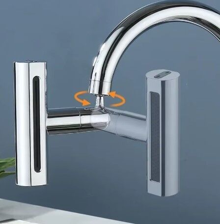 360 Derece Döner Musluk Başlığı Şık Tasarımlı Fonksiyonel Ürün