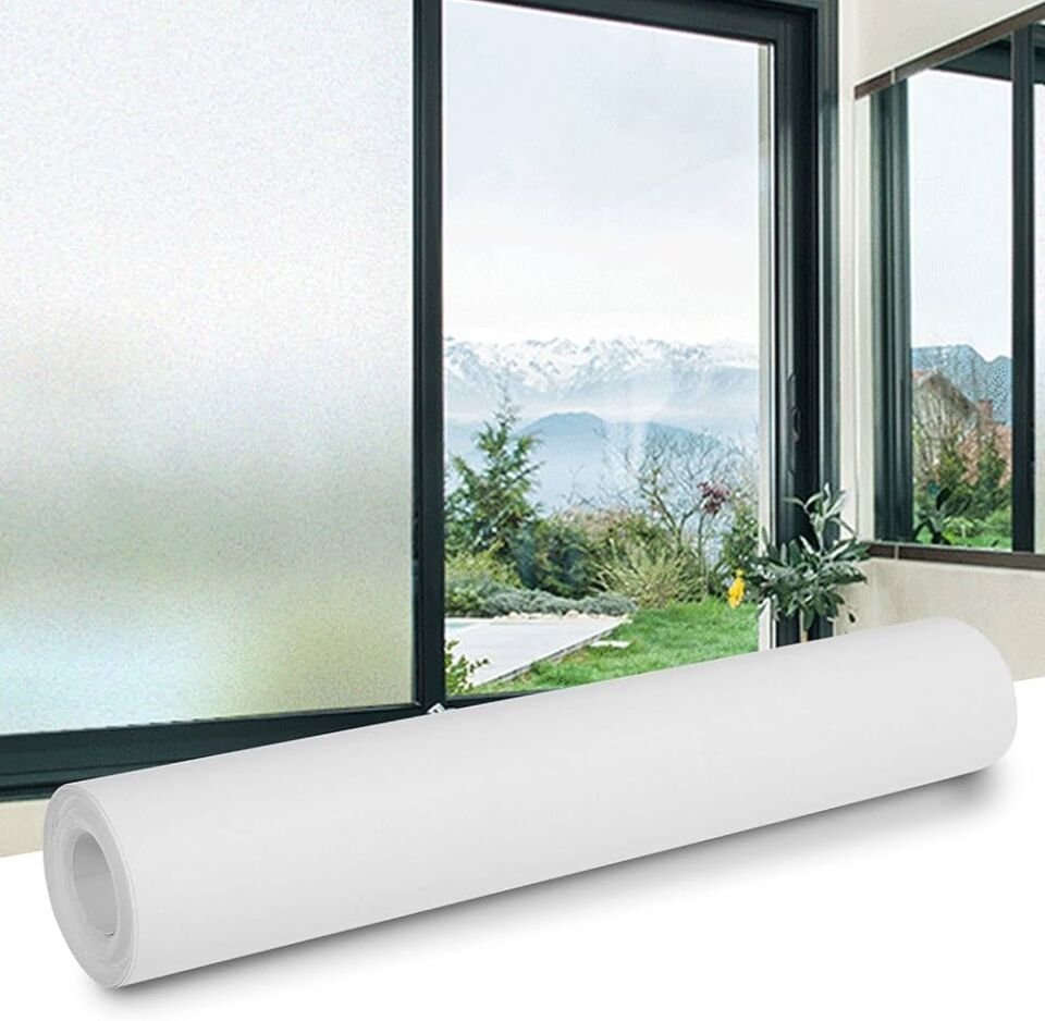 UV Engelleyici Buzlu Cam Filmi 5 Metre x 60 Cm. Şık Tasarımlı Fonksiyonel Ürün