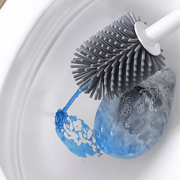 Deterjan Hazneli Silikon Tuvalet Fırçası Şık Tasarımlı Fonksiyonel Ürün