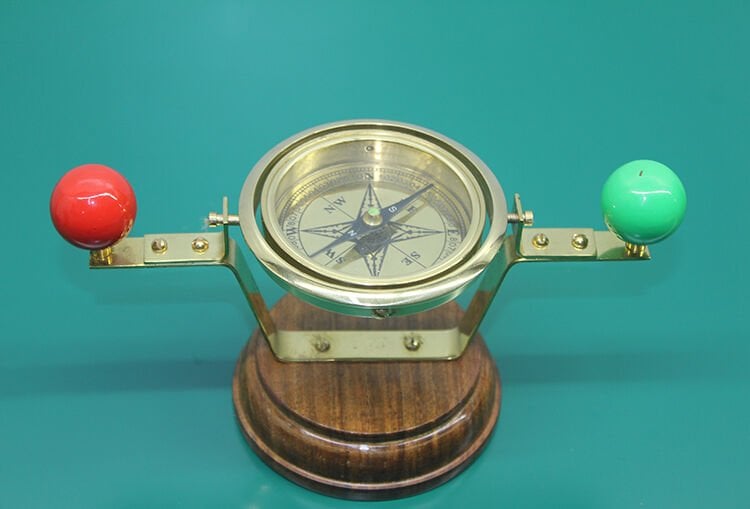 Masa Üstü Pirinç Filika Pusulası Şık Tasarımlı Fonksiyonel Ürün