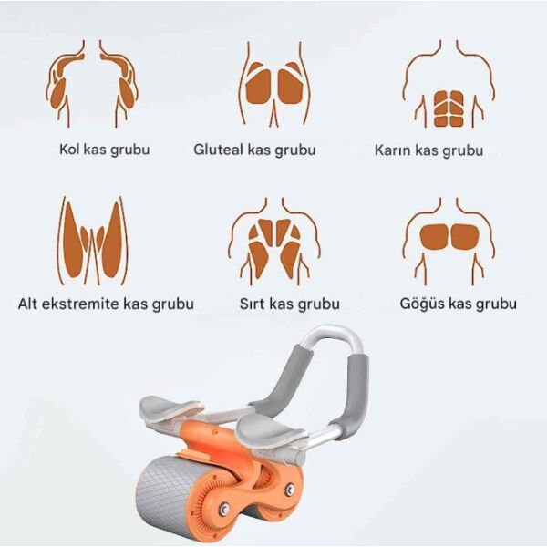 AB Roller Karın Kası Egzersiz Tekerleği Şık Tasarımlı Fonksiyonel Ürün