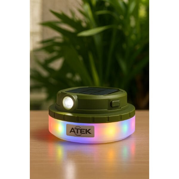 Güneş Enerjili Makara LED Kamp Lambası Şık Tasarımlı Fonksiyonel Ürün